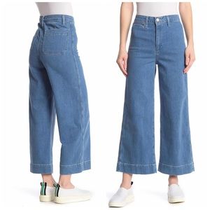 NWT Madewell High Rise Emmett Wide Leg Crop Jeans